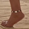 Cliory Boho Shell Anklet Starfish Anklet Adjustable String Anklets Bracelet