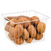 Y.Z.Bros Freezer Organizer Baskets, Kitchen Metal Wire Storage Bins, Pantry
