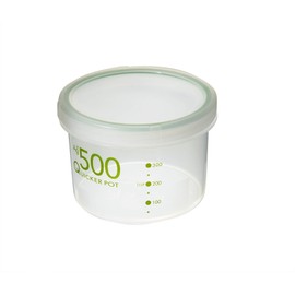 Shinki Synthetic Dragonfly NA-500 Natural Quicker Pot, Storage Container, Antibacterial, Shallow Type, Airtight, 16.9 fl oz (500 ml), Diameter 4.3 inches (11 cm), Height 3.0 inches (7.5 cm), Made in
