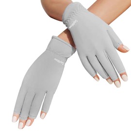 SayWow Fingerless UV Protection Gloves for Women