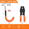 HUPBIPY Heavy Duty Garage Hooks 6 Pack, J Shaped Hanger,