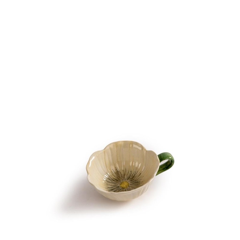 ByOn Poppy 5283908003 Tea Cup in Flower Shape Stoneware Beige