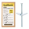QUALIHOME Spring Toggle Bolt Anchors - Heavy Duty Wall Anchors