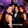 26 Inch Purple Hair Extensions, Purple Braid with a Drawstring