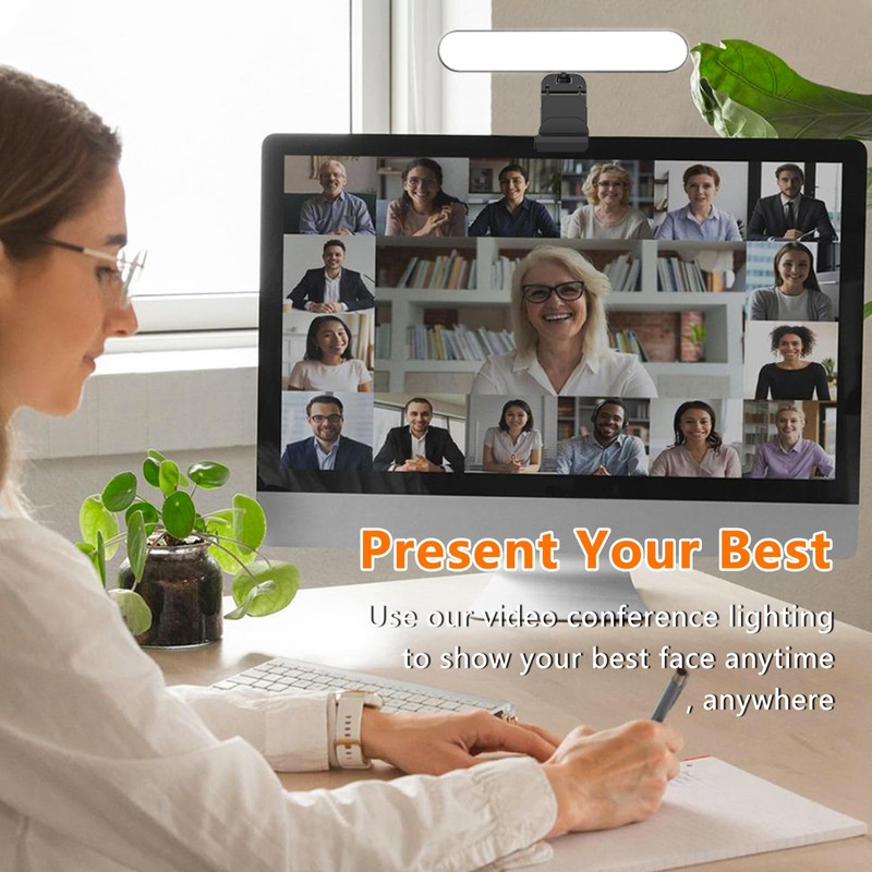 SMOCTAR Video Conference Light for laptop & phone, Desk Ring