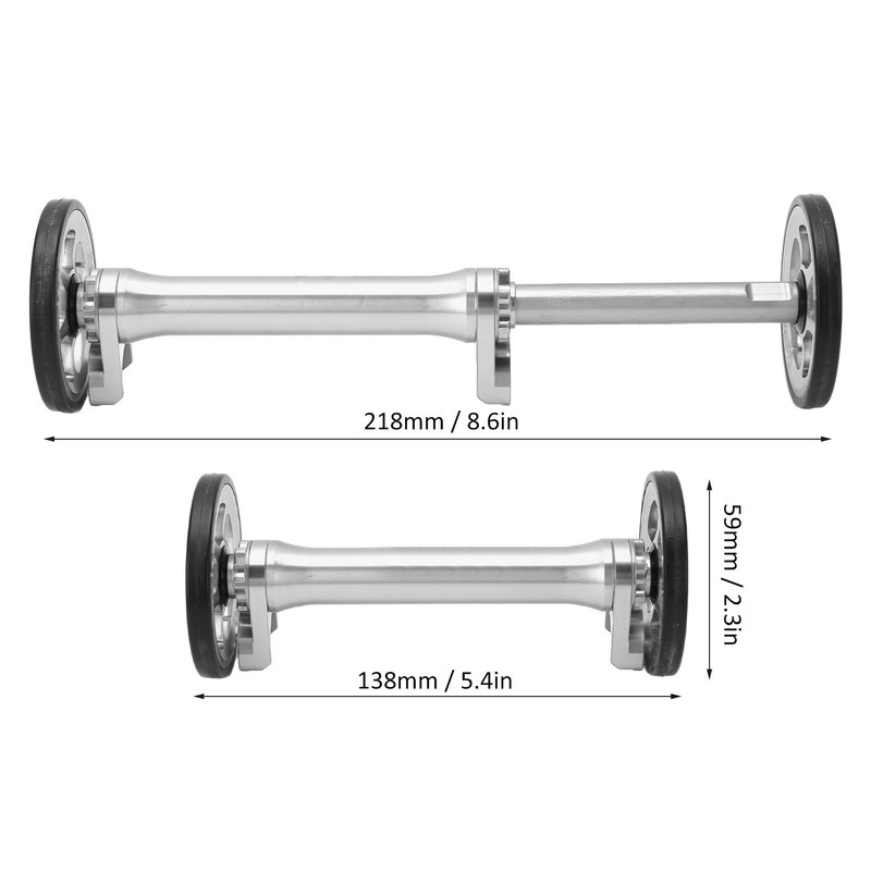 Easy Wheel Extension Bar High Strength Lightweight Telescopic Folding Bike