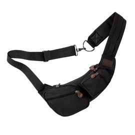 Rothco Vintage Canvas Crossbody Sling Bag – Compact Travel Shoulder Backpack 2L Storage, Khaki