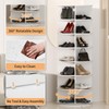7 Tier Rotating Shoe Rack Tower, Revolving 360 Shoe Rack