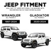 Clix Wipers - Jeep Wrangler & Gladiator (16"/16") Orange Windshield