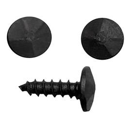 Small Clavos Nail Head with Hammered Effect and Screw Shank (Pack of 50)