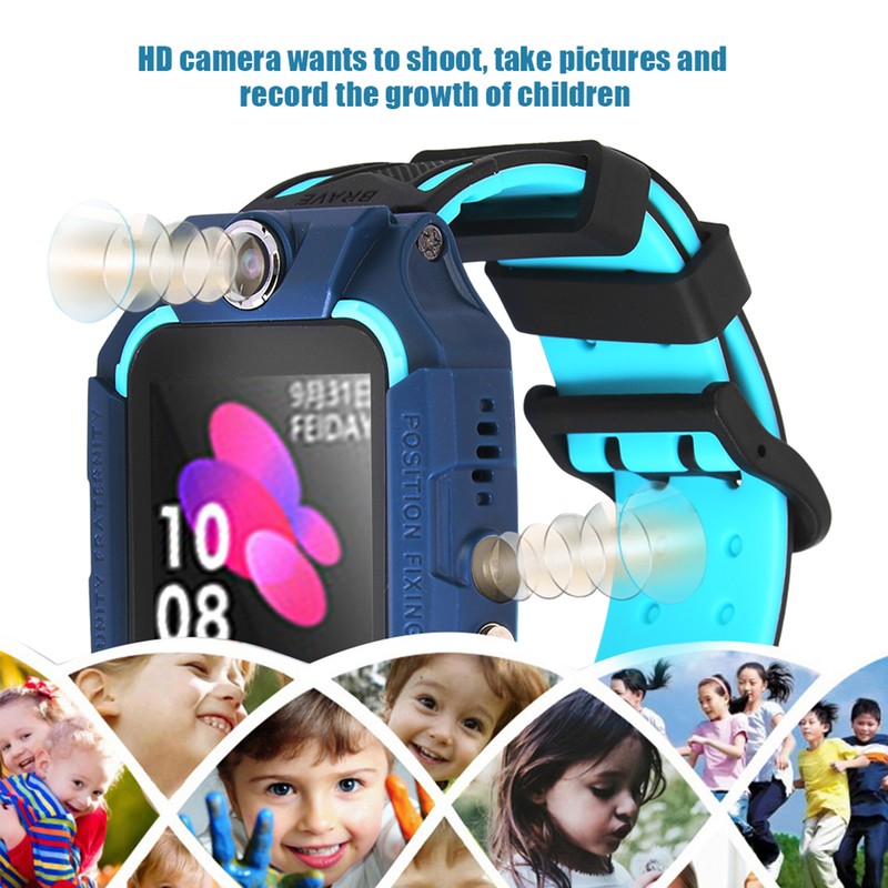 Portable Waterproof Kids Smartwatch LBS Positioning Children Safe Call Voice