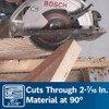 BOSCH CS10 15 Amp Circular Saw 7-1/4 Inch Blade 0-56