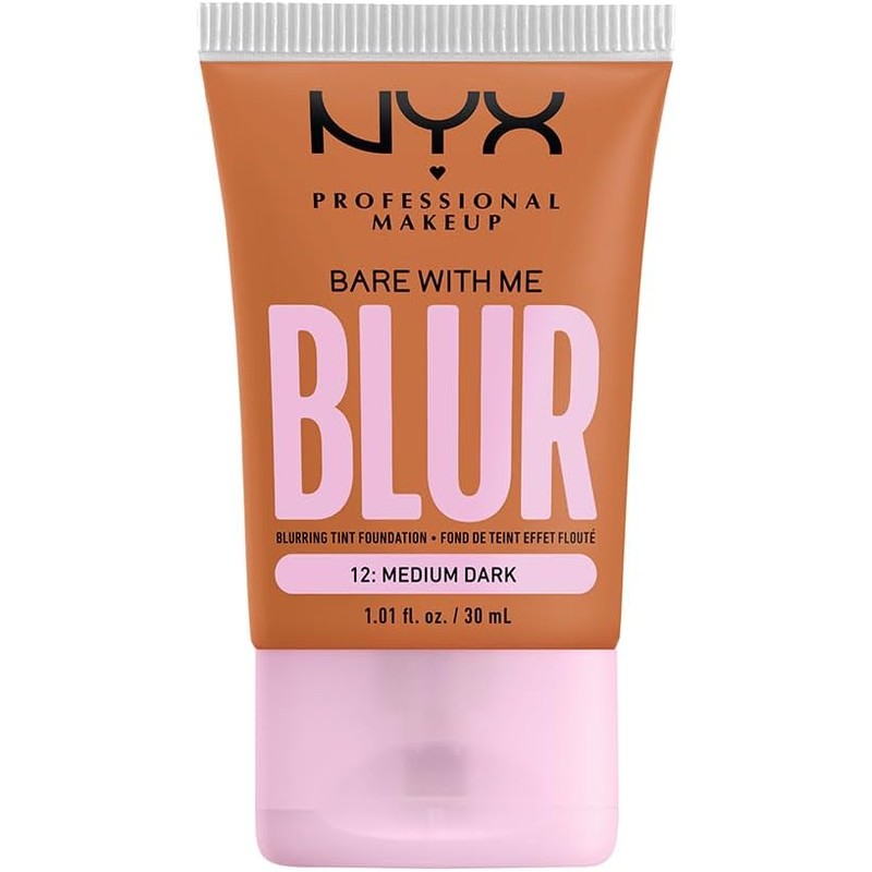 NYX Professional Makeup, Bare With Me Tint Blur, Base Rostro,