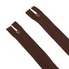 Seeking ROAM Standard Zippers, Nylon Coil, 2 Pieces (Brown, 8"