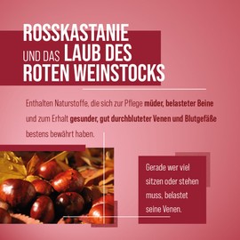 rosskastanien-weinlaub-creme with getreidekeim, Jojoba Oil and Avocado Oil 150 ml