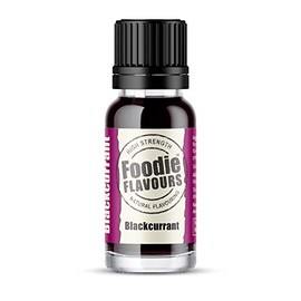 Foodie Flavours Natural Blackcurrant Flavouring, High Strength - 15ml