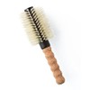 Nylon Boar Bristle Hair Brush, Round Brush for Blow Drying,
