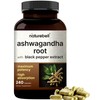 NatureBell Ashwagandha 12,500 mg Equivalent with Black Pepper, 240 Capsules