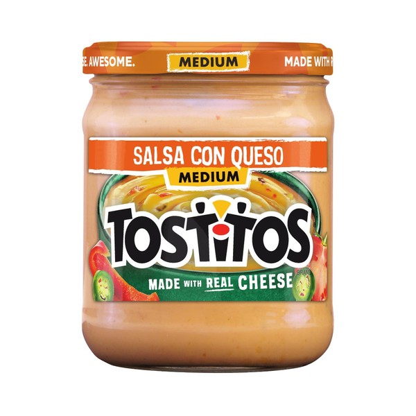 Tostitos Dip, Salsa Con Queso, 180 Ounce (Pack of 12)