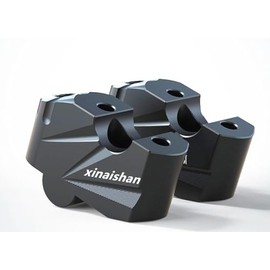 xinaishan Kawasaki Z400 Handlebar Riser Handle Post (Black)