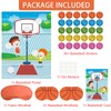 PLULON Basketball Party Game Pin The Basketball Hoop Birthday Party