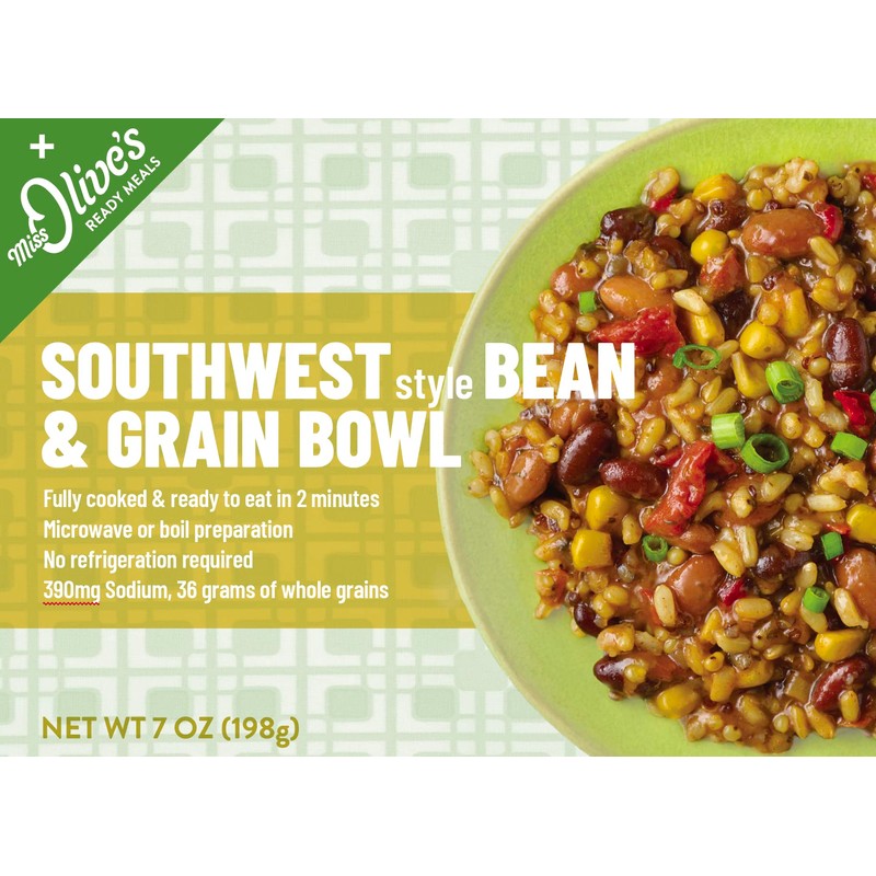 Miss Olives Southwest Style Bean & Grain Bowl Lower Sodium