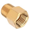 Shower Hose Adapter Bsp to NPT Adapter, Brass Pipe Screw