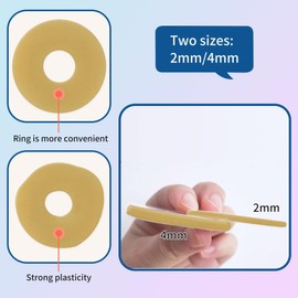 Ostomy Medical Supplies Barrier Ring-Barrier Rings Better Seal for Ostomy Bags-Stoma Rings,Outer Diameter: 2”48mm-2mm Thickness (Box of 10)