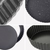 Cylogia 8 Inch Quiche Tart Pan Loose-Bottom Flan Tin Fluted