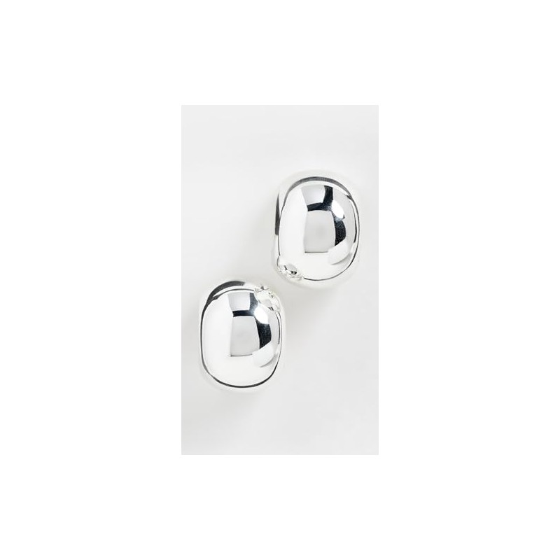 Jenny Bird Women's Gemma Hoops, Silver, One Size