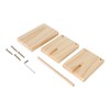 Horizontal Yarn Holder 20cm Spindle Length Increase Speed DIY Wooden