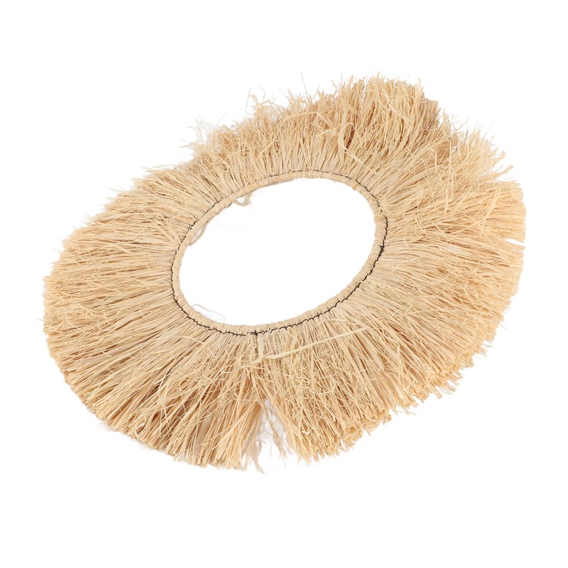 Raffia Wall Decor Portable Textured Appearance Wall Hanging Environmental Friendly