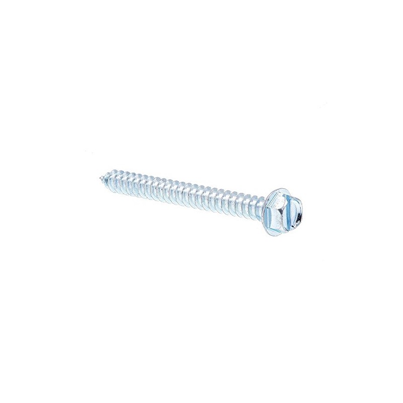 Prime-Line 9025818 Sheet Metal Screw, Self-Tapping, Hex Washer Head, Slotted