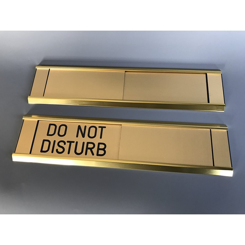 Sliding Signs - Entry Control - Do Not Disturb (Or