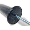 OPTIMUM Slim Memorial Cemetery Flower Vase - Plastic (Blacker Granite)