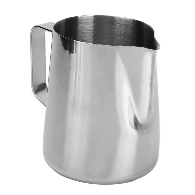 Milk Frother Cup 600ml Short Mouth Spout Milk Frothing Pitcher