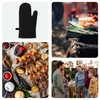 achilles Fireplace Glove with Thermal Insulation, Leather Oven Glove, Barbecue