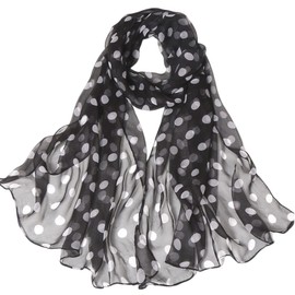 FAIRYGATE Seidentuch Haare Chiffon Seiden Tuch für Damen Mädchen Elegantes Accessoire Seiden Schal Halstuch Schulter Tuch A4814