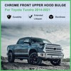 MATMACRO Front Upper Grille Compatible for Toyota Tundra Hood Bulge