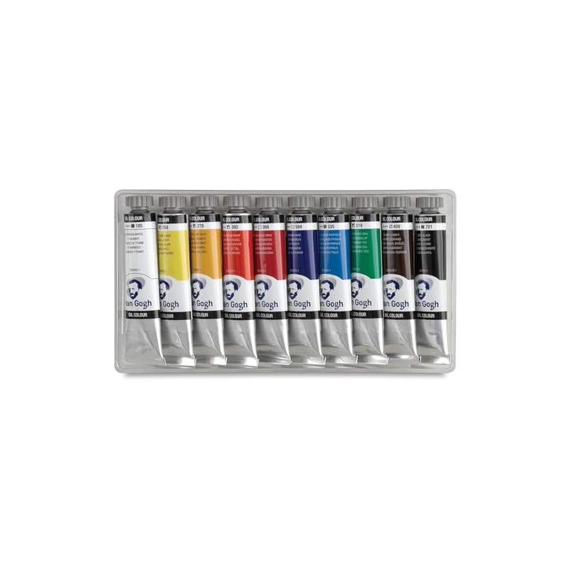 Van Gogh Oil Paints - Set of 10, Assorted Colors,