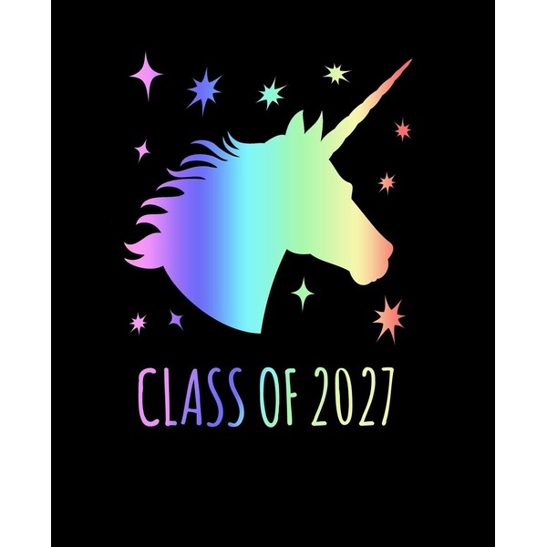 Class of 2027: Wide Ruled Line Paper Composition Notebook for