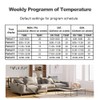 Smart Thermostats,WiFi Smart Thermostat Temperature Controller Weekly Programmable Touch Control/Mobile