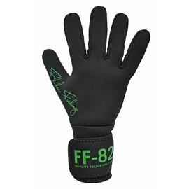 FLADEN Fishing - Pair of Full Fingered Soft Non Slip Neoprene Gloves With Extended Cuffs and Secure Wrist Band Velcro Fasteners - Designed for Working in Cold Damp Wet Conditions (XL) [22-1817XL]