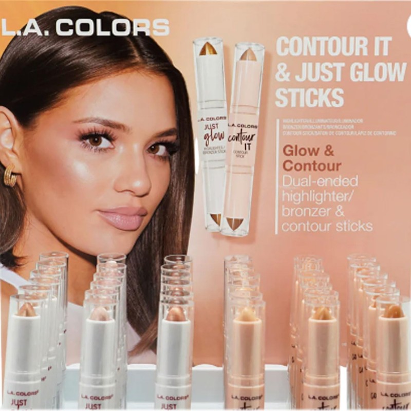 L.A. COLORS Just Glow Highlighter/Bronzer Stick, Copper Haze CCS596