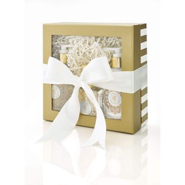 Shelley Kyle Lorelei Complete Gift Set, Includes Hydrating Body Lotion, Foaming Bath Gel, and Perfume, Packaged in Beautiful Cream and Gold Gift Box with Ribbon