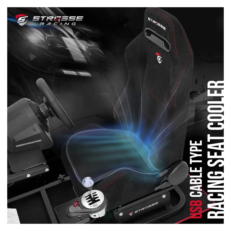 STRASSE Racing Seat Cooler with Fan Seat Cushion Cool Seat