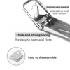 Leliafleury 4PCS Spring Loaded Toggle Latch Stainless Steel Tension Clasp