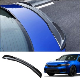Axinda Rear Trunk Spoiler Wing Fit for Honda Civic 2022 2023 2024 2025 4 Door Sedan Spoiler Wing Lip Compatible with Civic Sedan Accessories (Glossy Carbon Fiber Pattern)