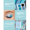SHEGLAM Glitter Metallic Eyeshadow Palette 8-Color High Pigment Silver Blue