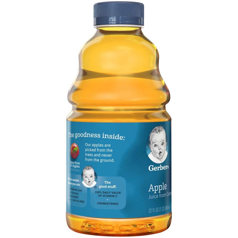 Gerber Toddler Juice Bottles (Apple)